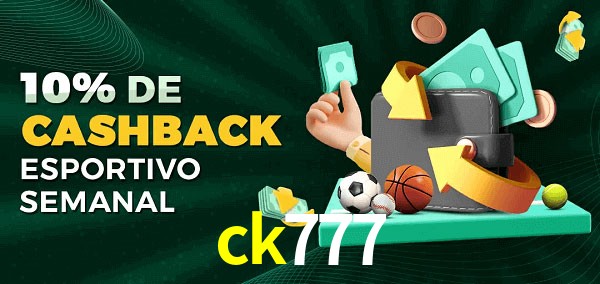 10% de bônus de cashback na ck777